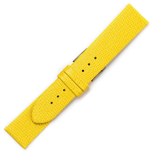 Λουρί 0515YL Yellow Leather Strap