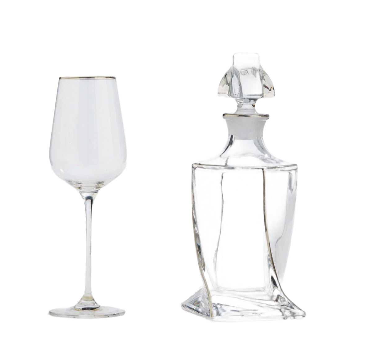 Wedding Set M-0120 Glass Pitcher with Glass