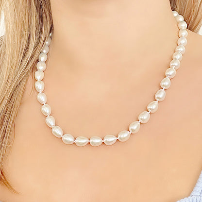 Necklace 110147 with Fresh Water Pearls 8.0-10.0mm 14ct