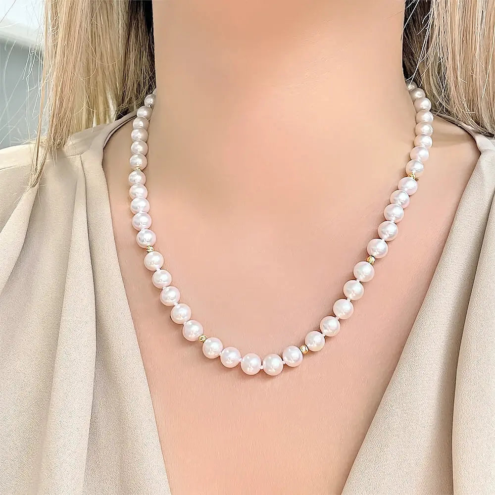 Κολιέ 110292 Μαργαριτάρια Fresh Water Pearl 7-8mm 14ct