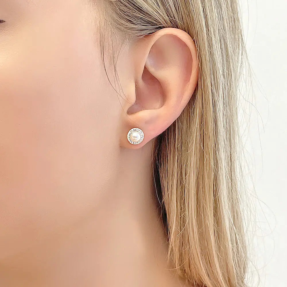 Σκουλαρίκια 110577 με Μαργαριτάρια Fresh Water Pearl 5mm 14ct