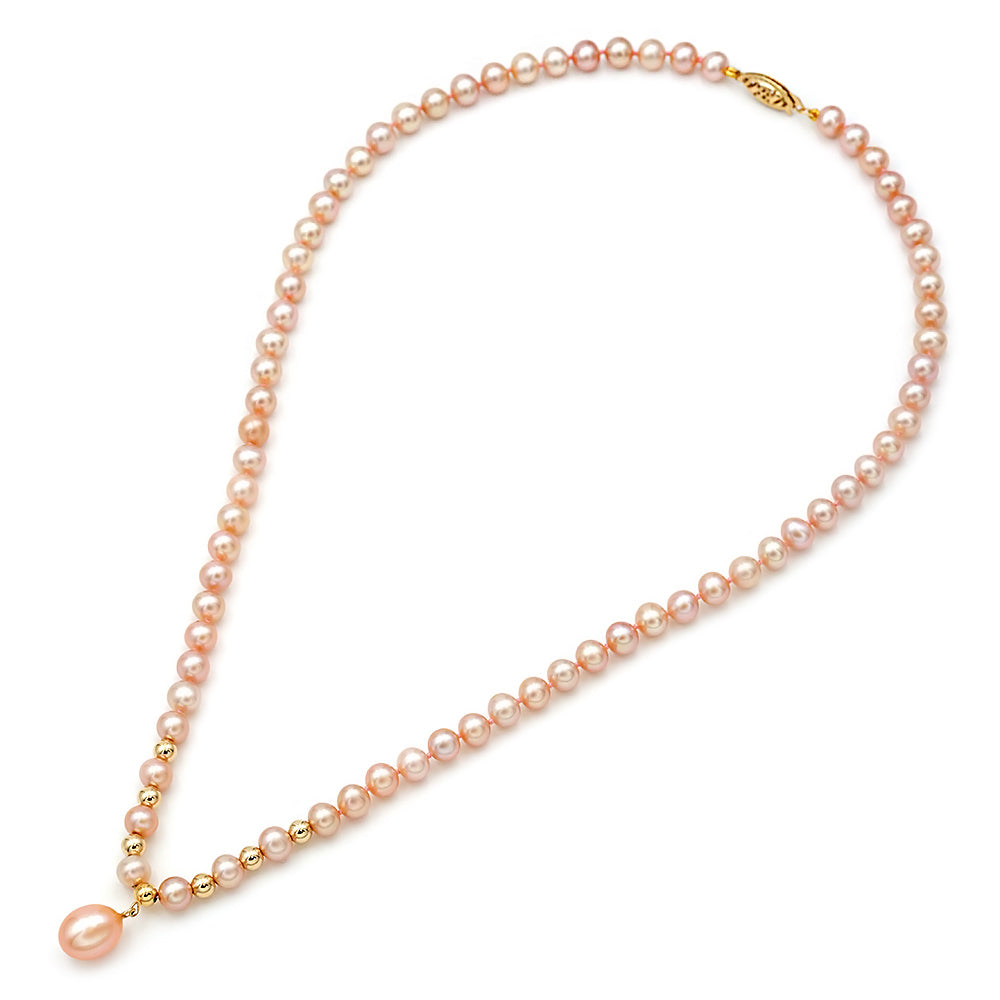 Necklace 110135 Fresh Water Pearls 3.0-3.5mm 14ct