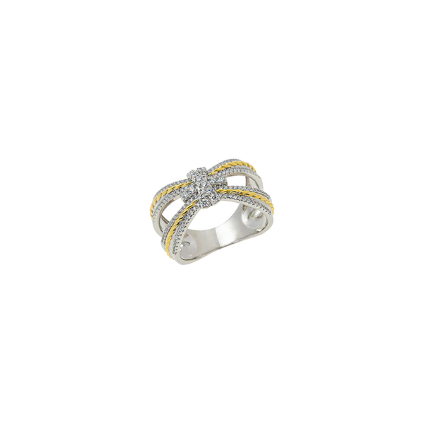 Breeze 113010.1 Gold Plated Silver Ring