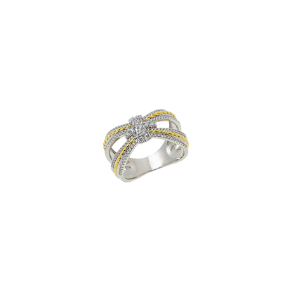 Breeze 113010.1 Gold Plated Silver Ring