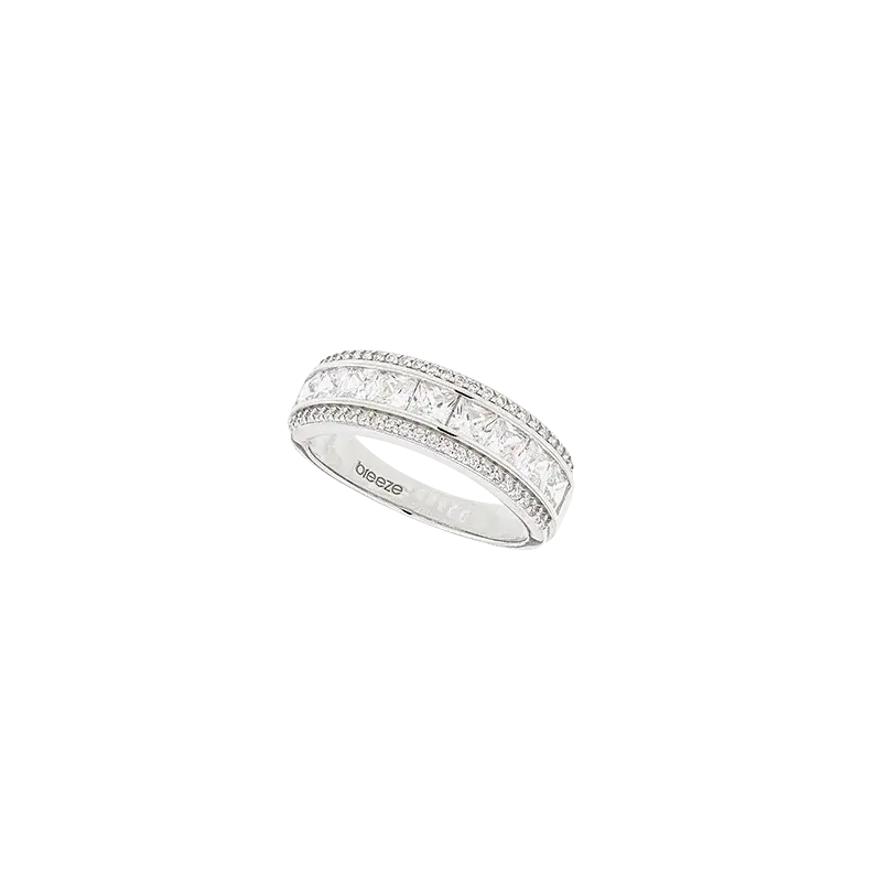 Breeze 111004.4 Series Ring In Platinum Plated Silver