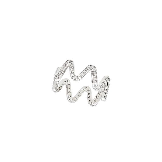 Breeze 111004.4 Series Ring In Platinum Plated Silver