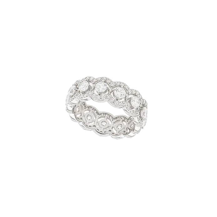 Breeze 111004.4 Series Ring In Platinum Plated Silver