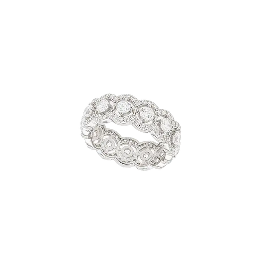Breeze 111004.4 Series Ring In Platinum Plated Silver