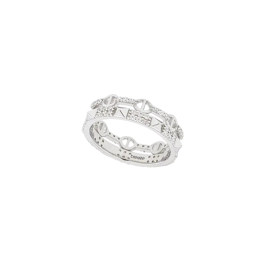 Breeze 111004.4 Series Ring In Platinum Plated Silver