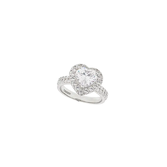 Breeze 111004.4 Series Ring In Platinum Plated Silver