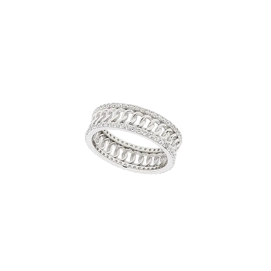Breeze 111004.4 Series Ring In Platinum Plated Silver