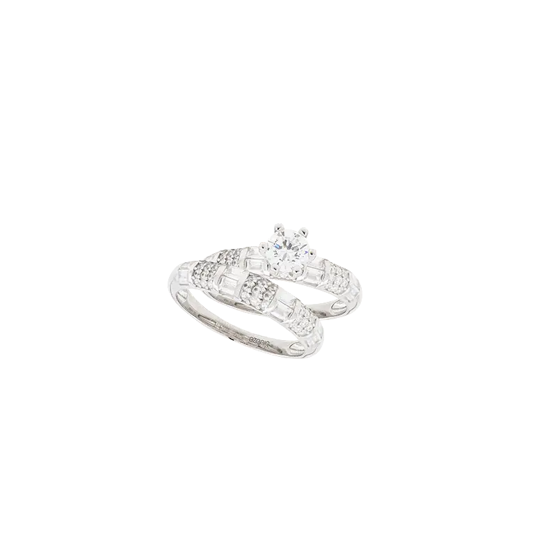 Breeze 111004.4 Series Ring In Platinum Plated Silver