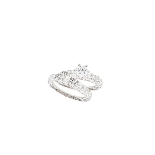 Breeze 111004.4 Series Ring In Platinum Plated Silver