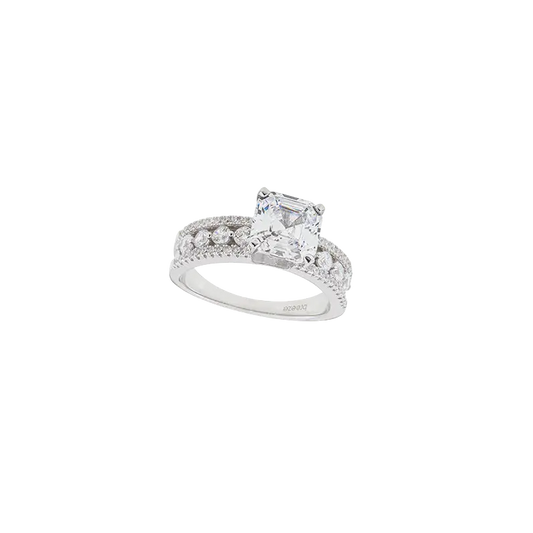 Breeze 111004.4 Series Ring In Platinum Plated Silver