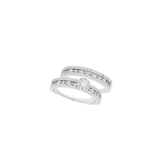 Breeze 111004.4 Series Ring In Platinum Plated Silver