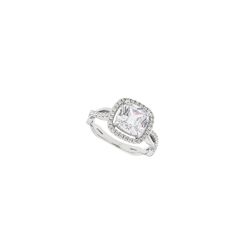 Breeze 111004.4 Series Ring In Platinum Plated Silver