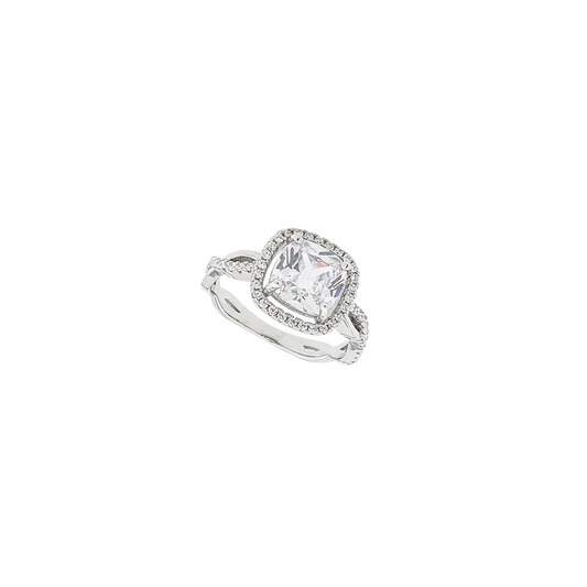 Breeze 111004.4 Series Ring In Platinum Plated Silver