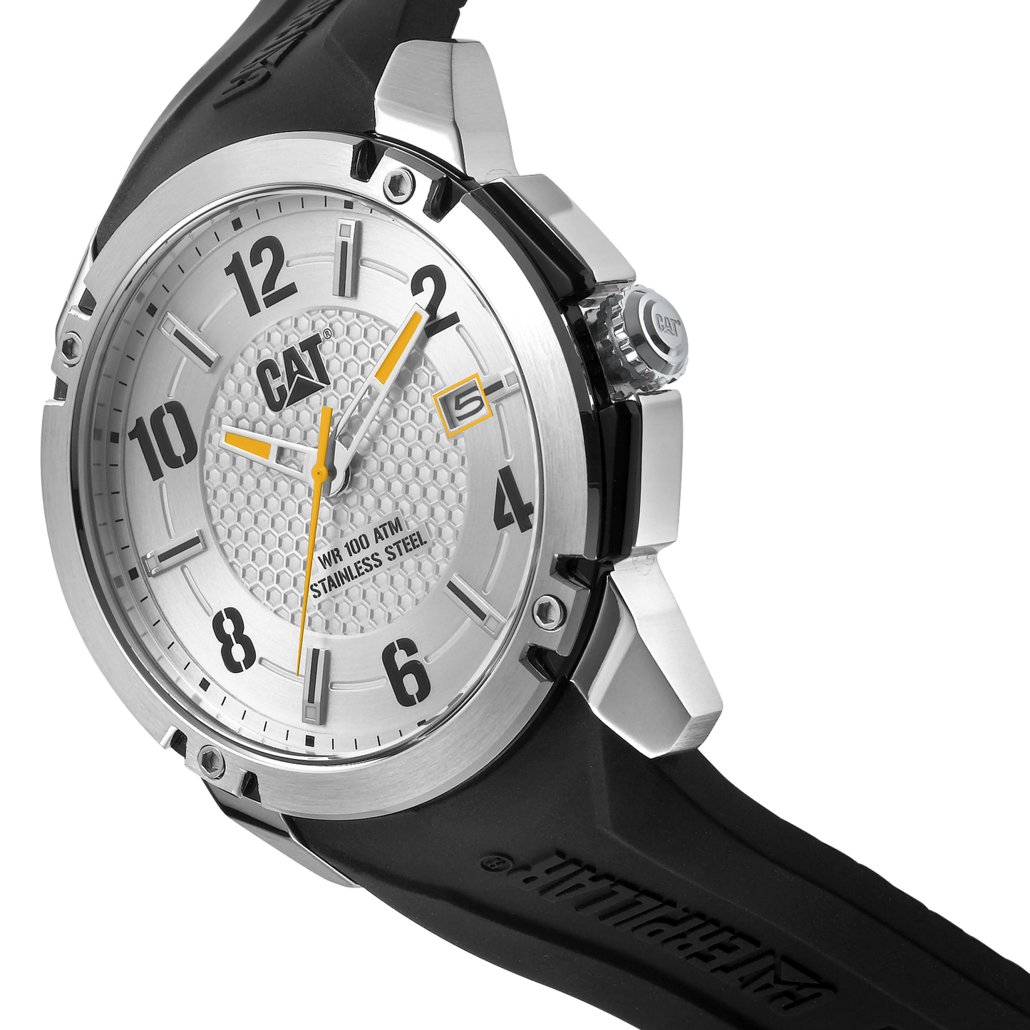 CATERPILLAR ΑΧ14121231 Elite 2025 Black Silicon Strap