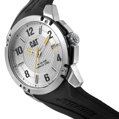 CATERPILLAR ΑΧ14121231 Elite 2025 Black Silicon Strap