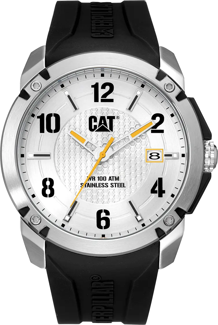 CATERPILLAR ΑΧ14121231 Elite 2025 Black Silicon Strap