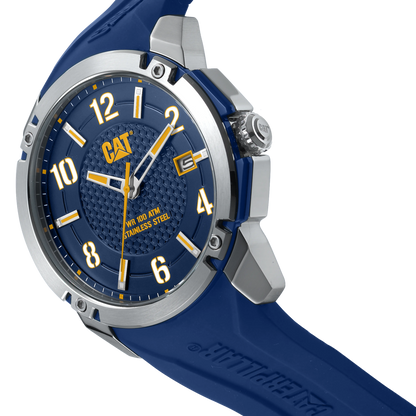 CATERPILLAR ΑΧ14126632 Elite 2025 Blue Silicon Strap