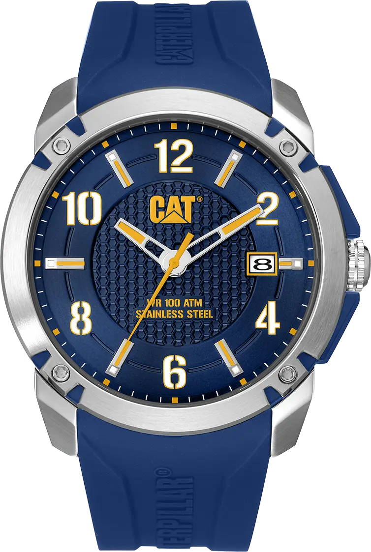 CATERPILLAR ΑΧ14126632 Elite 2025 Blue Silicon Strap