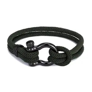 Bracelet N00525 Men's Leather and Stainless Steel