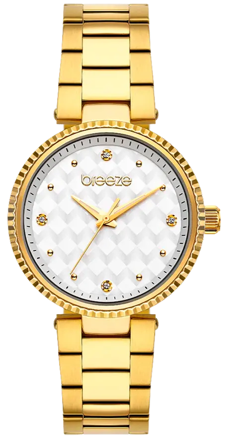 BREEZE 212341.1 Bossy Gold Stainless Steel Bracelet