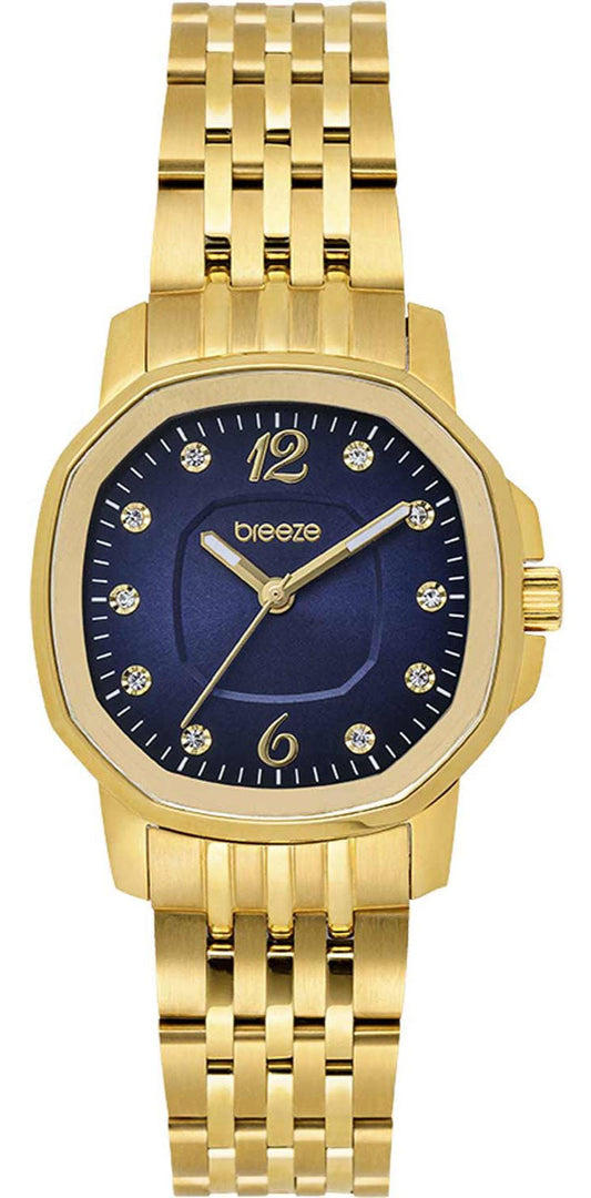 BREEZE 212511.3 Majestic Swarowski Gold Stainless Steel Bracelet