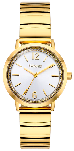 BREEZE 212571.1 Halo Gold Stainless Steel Bracelet