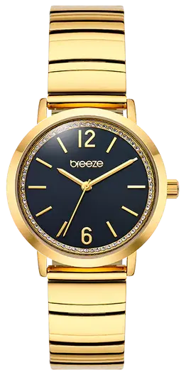 BREEZE 212571.2 Halo Gold Stainless Steel Bracelet