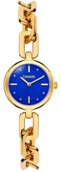 BREEZE 212281.2 Prestinia Swarovski Chronograph Gold Stainless Steel Bracelet