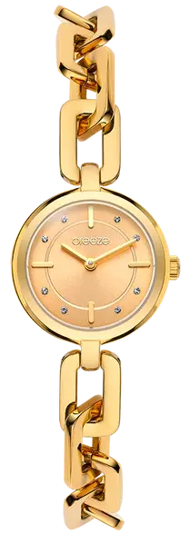 BREEZE 212281.2 Prestinia Swarovski Chronograph Gold Stainless Steel Bracelet