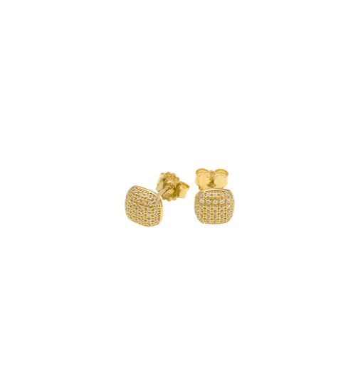 Breeze 213014.1 Gold Plated Silver Heart Earrings