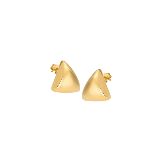 Breeze 213014.1 Gold Plated Silver Heart Earrings