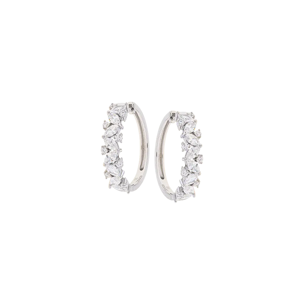 Breeze 212002.6 Gold Plated Silver Hoop Earrings