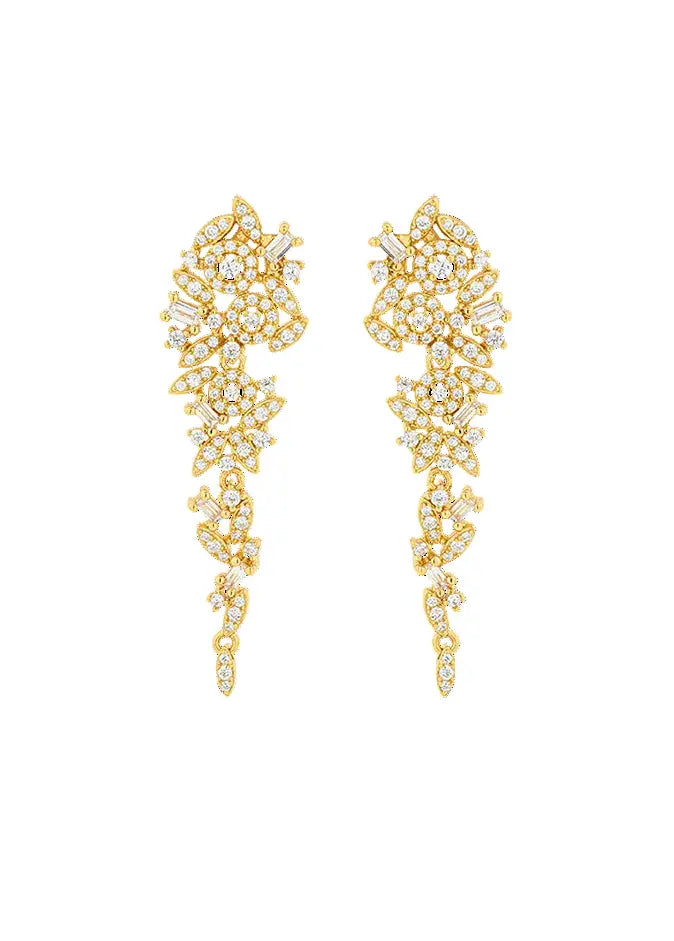 Breeze 212002.6 Gold Plated Silver Hoop Earrings