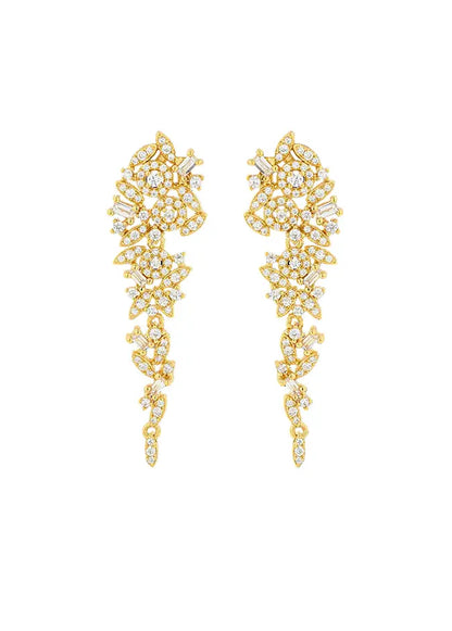 Breeze 212002.6 Gold Plated Silver Hoop Earrings