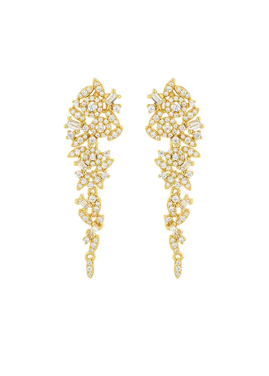 Breeze 212002.6 Gold Plated Silver Hoop Earrings