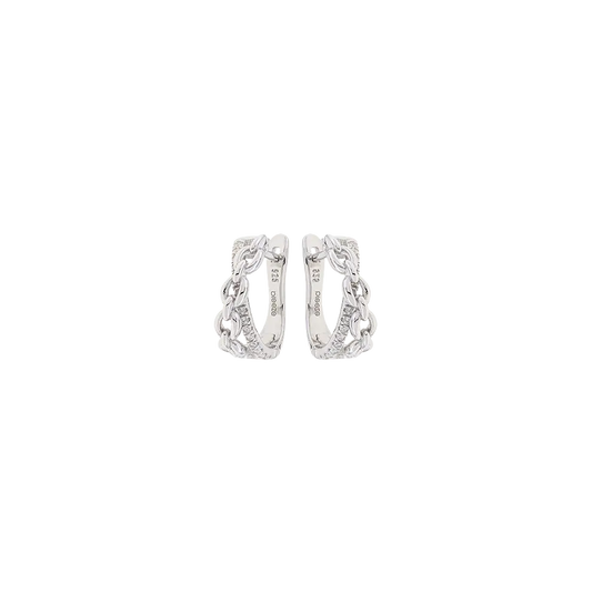 Breeze 212002.6 Gold Plated Silver Hoop Earrings