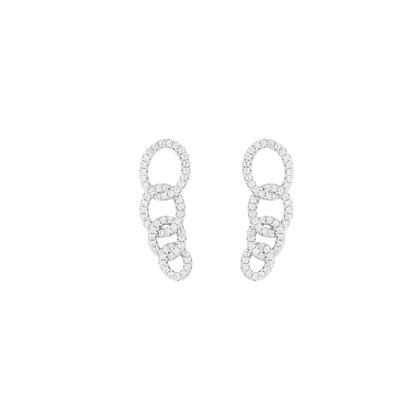 Breeze 212002.6 Gold Plated Silver Hoop Earrings