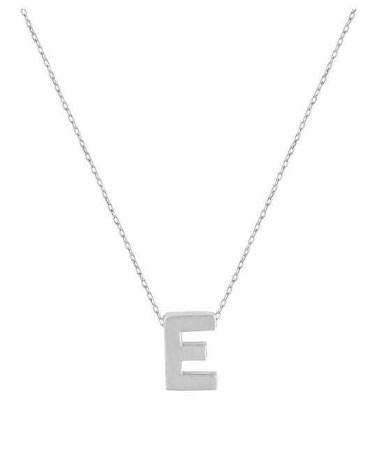 Necklace 22980 Monogram E in 9ct Gold