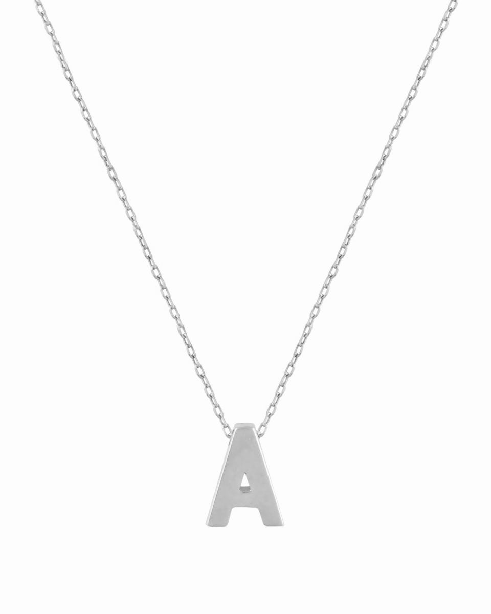 Necklace 22982 Monogram A in 9ct Gold