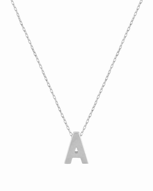 Necklace 22982 Monogram A in 9ct Gold