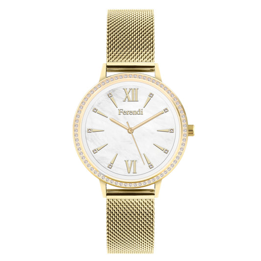 Ferendi 2601G-105 Clow Gold Stainless Steel Bracelet