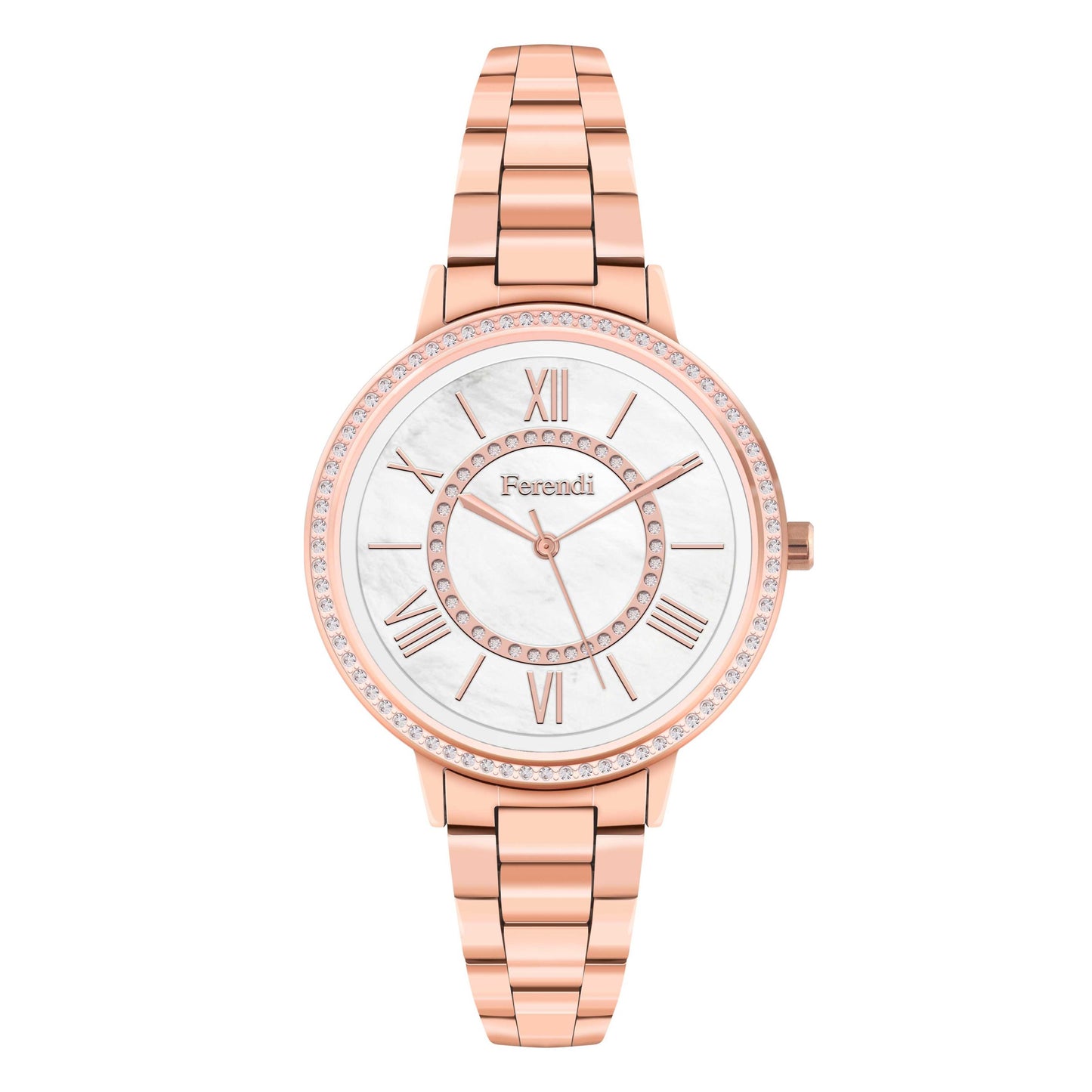 Ferendi 2601R-203 Mistique Rose Gold Stainless Steel Bracelet