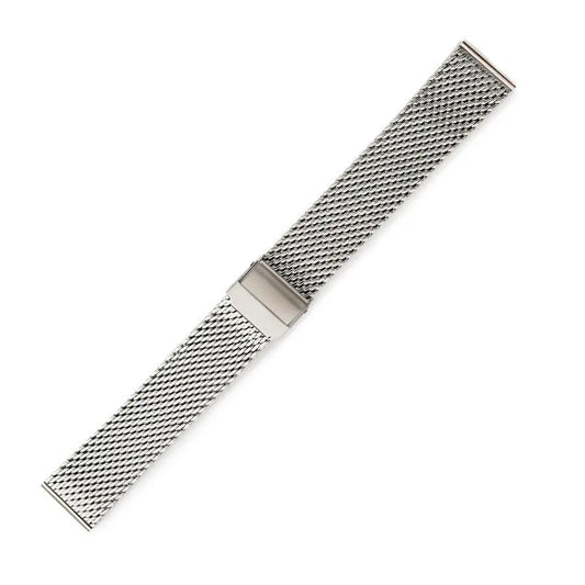 Μπρασελέ 261W Silver Stainless Steel Mesh Bracelet