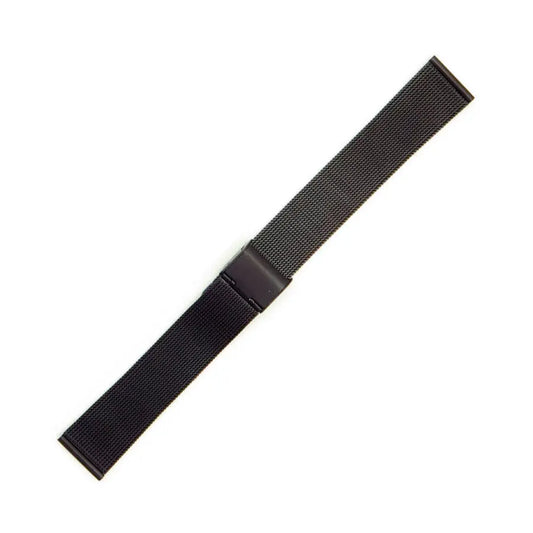 Μπρασελέ 262B Black Stainless Steel Mesh Bracelet