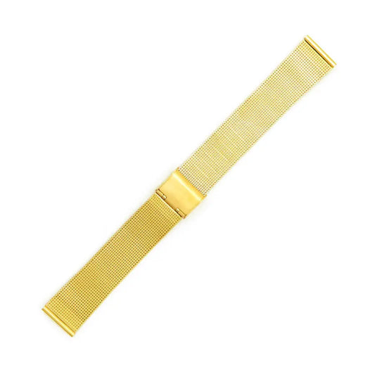 Μπρασελέ 262G Gold Stainless Steel Mesh Bracelet