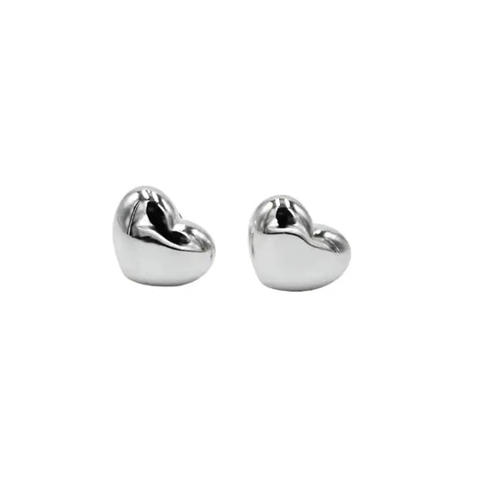 Earrings N02200G Steel Hoops with Multicolored Zirconia